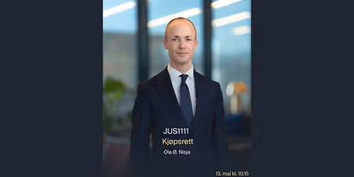 Fagstyrets forelesning i kj\u00f8psrett (JUS1111)