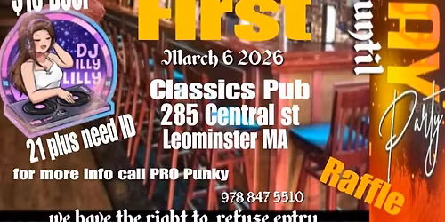 CMRR 1st Fridays !!!