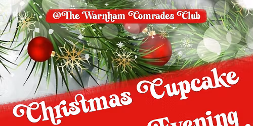 Christmas cupcake decorating evening 