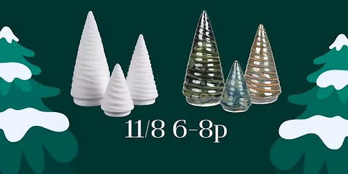 Stoneware Christmas Tree Painting Class