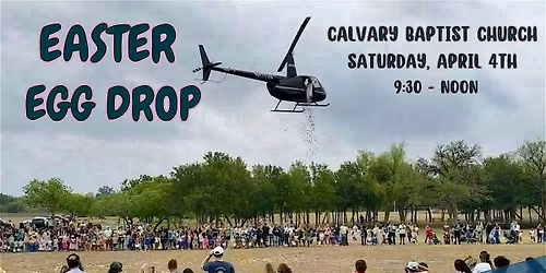 Helicopter Easter Egg Drop