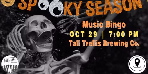 Spooky Season Music Bingo at Tall Trellis Brew Co.