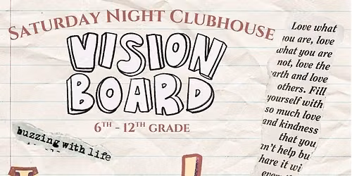 Vision Board Design-Saturday Night Clubhouse