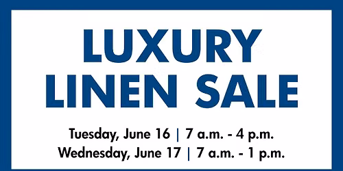 WMMC Auxiliary Luxury Linen Sale
