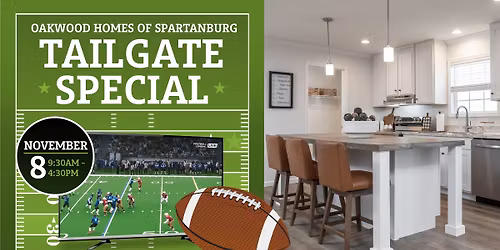 Oakwood Homes of Spartanburg - Tailgate Special Sales Event