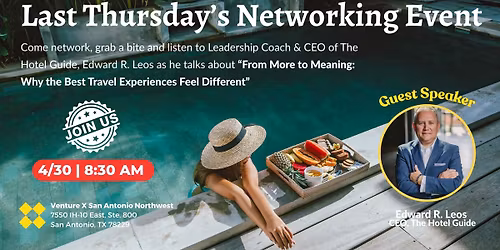 Last Thursday's Networking Breakfast April 2026