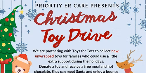 Priority ER Care Christmas Toy Drive 