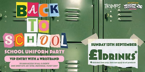 Back to School Party & Special Guest TBA
