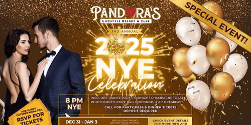 NYE Weekend! Special Event & Catered Meal - Pandora's Lifestyle & Nudist Resort & Club Crossville,TN