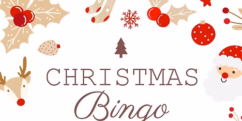 Cap and Whippet Christmas Bingo