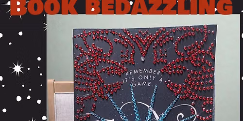 Bedazzling Book Cover Craft Class with Kay\u2019s Comfy Book T-shirt