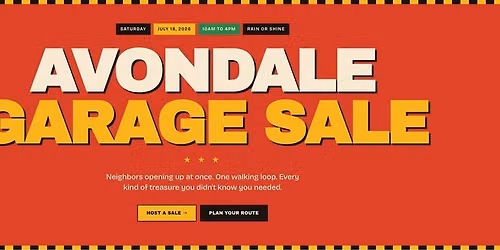 Avondale Garage Sale