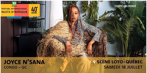 Joyce N'Sana - Festival international Nuits d'Afrique 2026