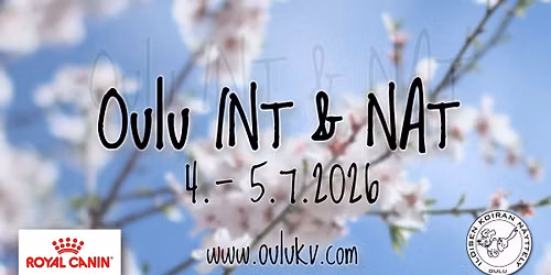 Oulu INT & NAT 4.-5.7.2026 — Oulun ravirata Äimärautio