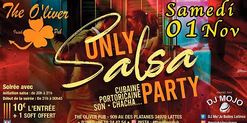Soir\u00e9e Only Salsa party (100% Salsa)