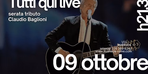 Tutti qui Live - Serata Tributo Claudio Baglioni