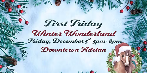 December First Friday "Winder Wonderland" 