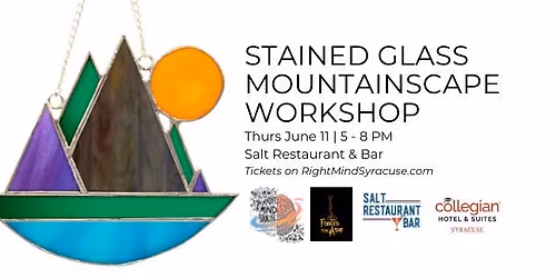 Stained Glass Mountainscape Workshop