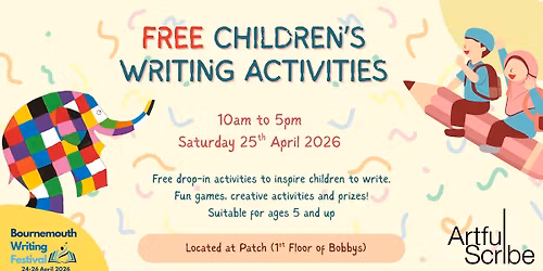 Free children's writing activities