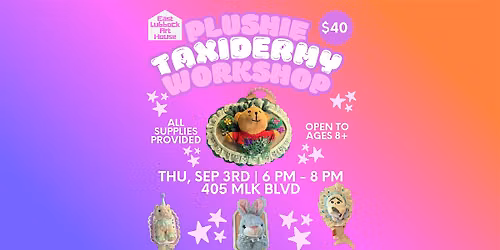 Plushie Taxidermy Workshop