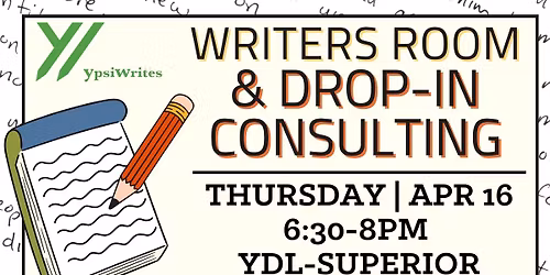 YpsiWrites Writers Room & Drop-in Consulting