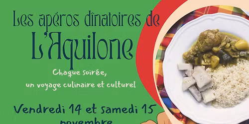 Ap\u00e9ro d\u00eenatoire " Voyage en Guadeloupe"