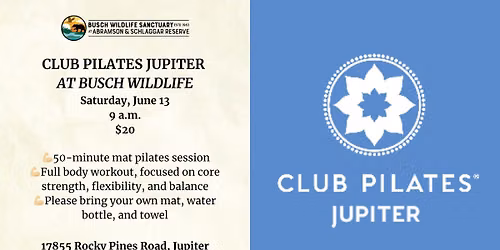 Club Pilates Jupiter at Busch Wildlife