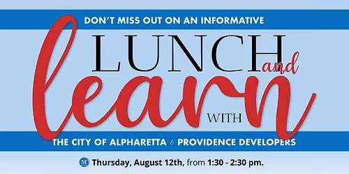 Lunch & Learn with City Leaders at The Mansions at Alpharetta