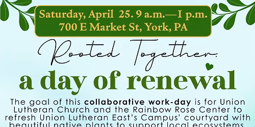 Rooted Together a Spring day of renewal!