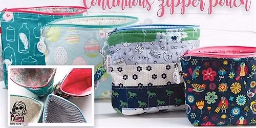 Zippered Pouches with Kris Livingston