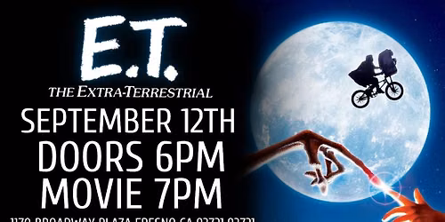 E.T. THE EXTRA-TERRESTRIAL FILM SCREENING
