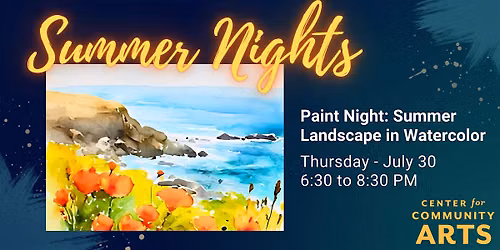 Summer Nights: Landscape in Watercolor