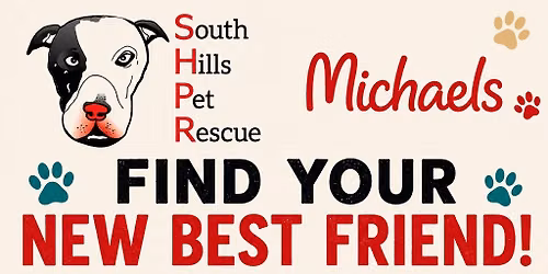 Michaels Adoption Event for South Hills Pet Rescue