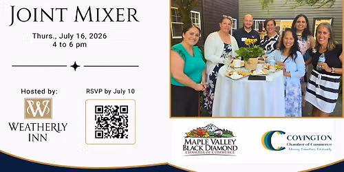 Joint Mixer with Covington & Maple Valley-Black Diamond Chambers