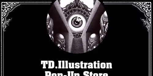 Illustration-Pop-Up im Darkstore Berlin