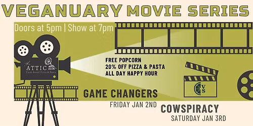 Veganuary Movie Series at The Attic: Game Changers