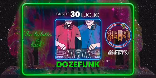 \ud83c\udfa7 DOZEFUNK | Collywood 30.07.26