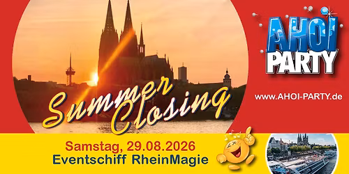 AHOI-Party "Summer Closing" 29.08.2026
