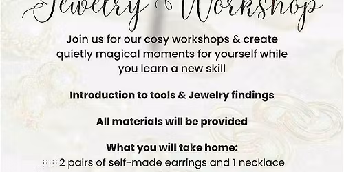 Jewelry Workshop \/ Verve by Nara