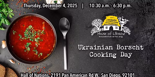 Ukrainian Borscht Cooking Day