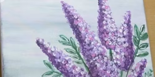 Smell The Lilacs Paint Night! \ud83e\udebb\ud83c\udfa8\ud83c\udf77