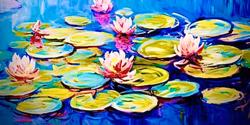 Paint Like a Famous Artist class~ Claude Monet\u2019s Water Lilies