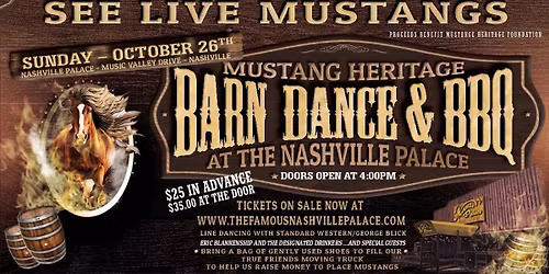 Mustang Heritage Barn Dance & BBQ