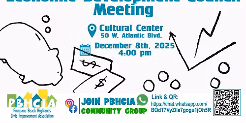 Pompano Beach Economic Development Council Meeting