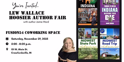 Lew Wallace Hoosier Author Fair - featuring author Jamie Ward
