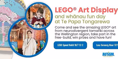 LEGO\u00ae Art Display and Wh\u0101nau Fun Day at Te Papa Tongarewa