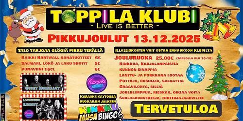 Klubin pikkujoulut 2025