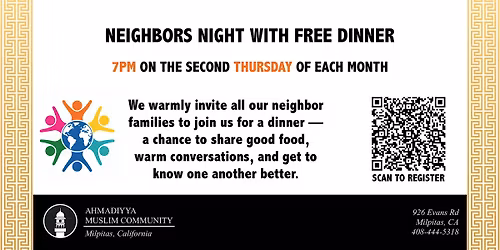Neighbors Night With Free Dinner