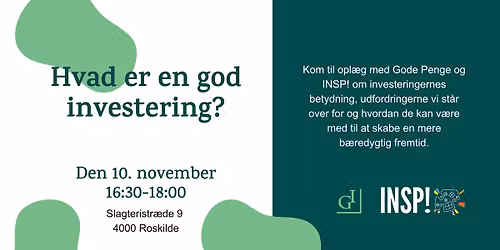 Hvad er en god investering?