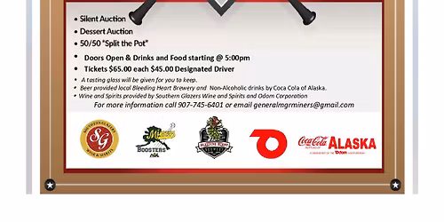 Celebrating the Boys of Summer - Miners' Booster Club Fall Fundraiser